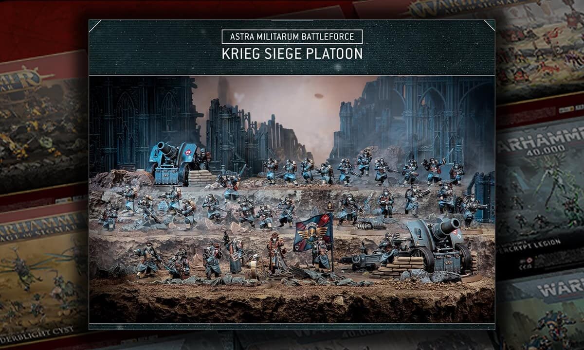 Обзор рождественской коробки Battleforce Death Korps of Krieg в Warhammer 40k