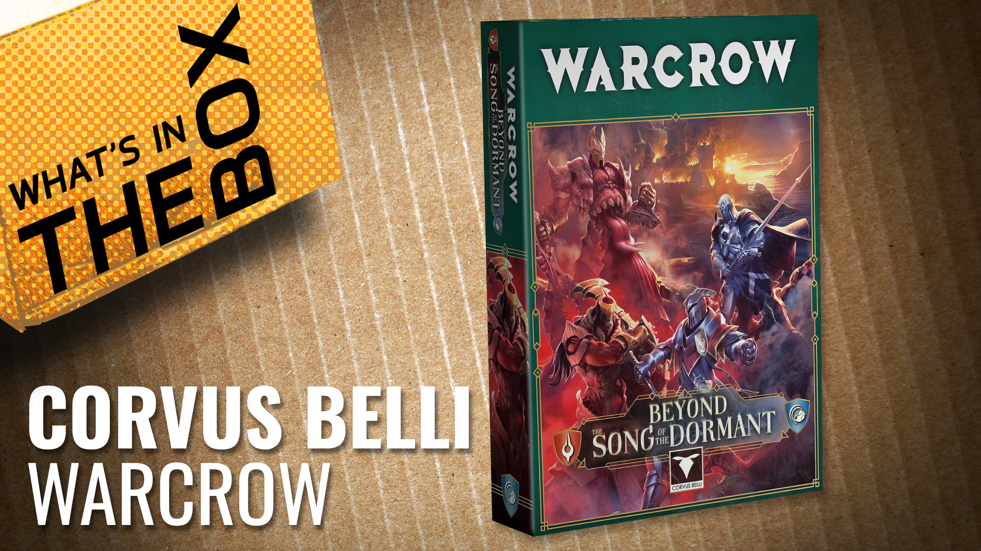 Распаковка: Warcrow – За пределами Песни Спящего | Corvus Belli