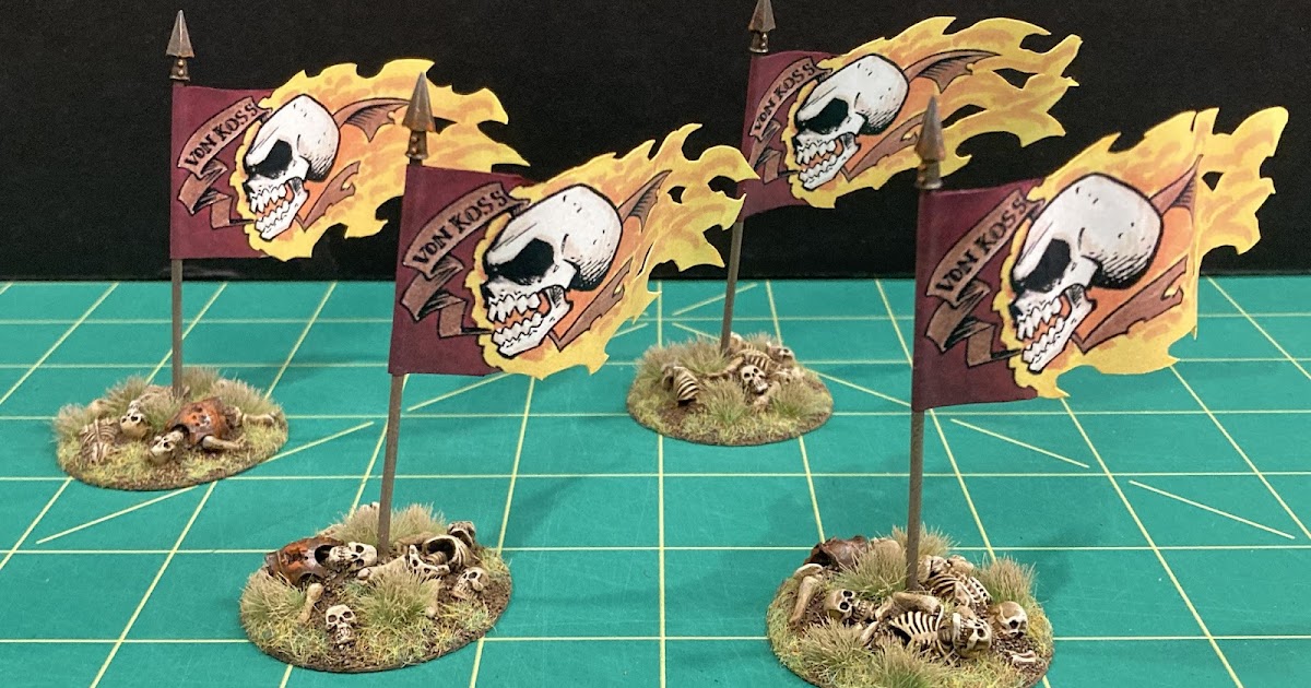 Объектные Маркеры Вампирских Лордов и Летучие Мыши в Warhammer