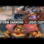 Даemons Ruinstorm против Legio Custodes в Ересь Хоруса: Сражение за судьбу Галактики