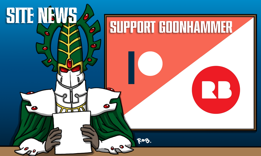 Обновление поддержки Goonhammer: Новый мерч, обновления о настольных боях и подкасты для патронов