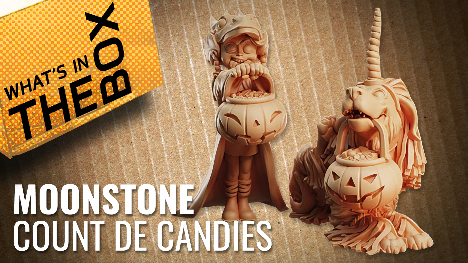 Распаковка: Хэллоуинское специальное издание Moonstone! Граф де Конфетти | Goblin King Games